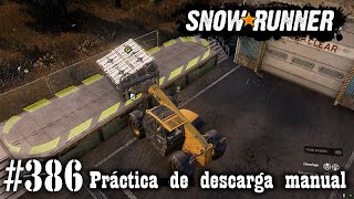 SnowRunner #386 Práctica de descarga manual (Laderas inundadas, Yukón)