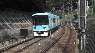 京阪800系浜大津行き　大谷駅発車