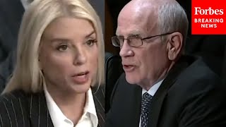 Peter Welch Presses Pam Bondi On Whether Her DOJ Will Prosecute People On Basis Of Their Politics