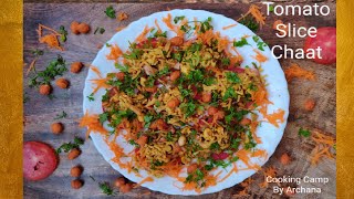 Tomato Slice Chaat Recipe/Tomato masala chaat/ಟೊಮೆಟೊ ಮಸಾಲ ಚಾಟ್/Bangalore street food/Chaat Recipe