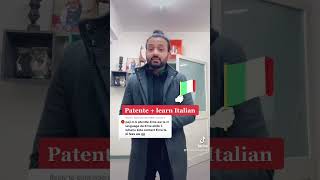 Patente + learn Italian