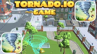 Tornado.io Game In Hole.io Map | Gameplay And First Records