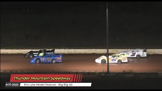 Thunder Mountain Speedway - Pro Late Models - 9/17/2023