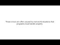 Runtime Error Explained | Programming Errors for Beginners