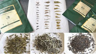 VAHDAM Tea challenge Premium TEA // GREEN, WHITE, BLACK TEA // UNBOXING \u0026 REVIEW