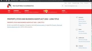 Austlii Navigating legislation