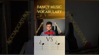 Fancy Music Vocabulary | Appoggiatura vs Acciaccatura