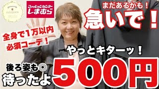 【しまむら】待った甲斐があったよぉ〜✌500円になった❤️美味しすぎるぅ〜。後ろもお洒落で可愛い3Lワンピース🌸