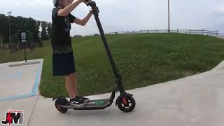 MEGAWHEELS S10BK Electric Scooter Riding