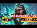 NEW Voice Pack - Geomancer Persephone