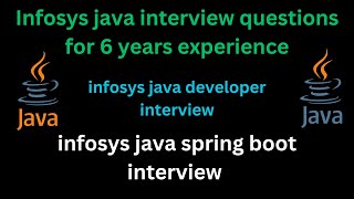 Infosys java interview : Technical discussion of the core java and advance with microservices