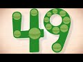 learning counting numbers 40 to 50 learn numbers for kids 40 50 endless numbers