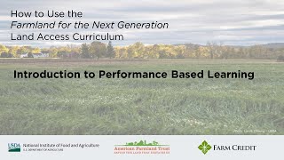 How to Use the Land Access Curriculum: Introduction to Performance Based Learning