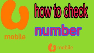 How can  see my mobile number? Chara check u mobile number