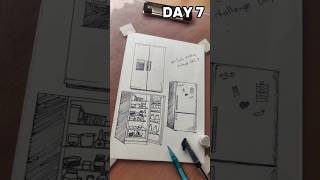 DAY 7 of daily sketching challenge , comment for next video #sketch #challenge #dailydrawing #viral