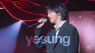 [4K] 241026 YESUNG 예성 FULL LIVE @ 신해철 트리뷰트 콘서트 〈마왕 10th: 고스트 스테이지〉 DAY1