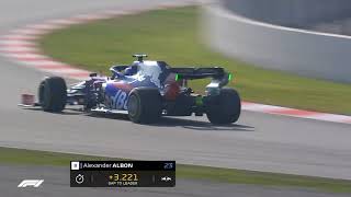 A full lap with Alexander Albon in the new Toro Rosso STR14 during testing