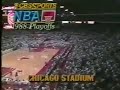 Chicago Bulls vs Detroit Pistons 1988 player introductions