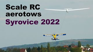 Scale RC glider aerotows Syrovice 2022 | 4K