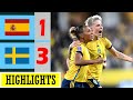 Spain vs Sweden Highlights | UEFA Women's Nations League 2023