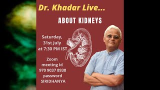 Dr Khadar live on About Kidneys || Dr Khadar lifestyle