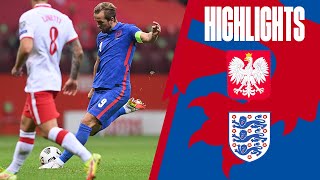 Poland 1-1 England | Three Lions Held to a Draw In Warsaw | World Cup 2022 Qualifiers | Highlights