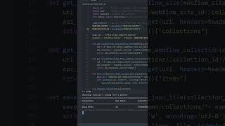 Shortest API tutorial ever (Webflow CMS using Python)