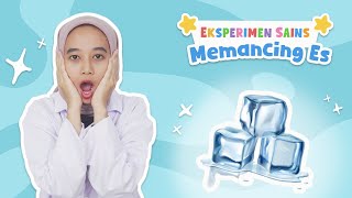 Eksperimen Sains: Memancing Es | Uji Coba Menangkap Es dengan Garam! | Aktivitas Anak di Rumah