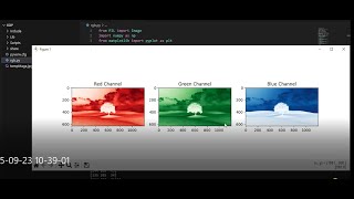 Lab 1 | RGB extraction Process using Python | Computer Graphics Course