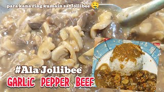 Garlic Pepper Beef | Filipino Food