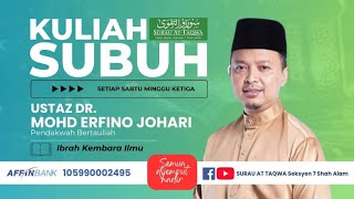 D25-054 | 15/02/2025 | USTAZ DR MOHD ERFINO JOHARI