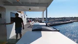 Live Aboard the MV Nantucket, Sailing From Oak Bluffs to Woods Hole, 08-31-22