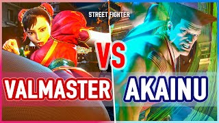 SF6 🔥 Valmaster (Chun-li) vs Akainu (Guile) 🔥 Street Fighter 6