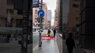 Armenia 🇦🇲walking tour of Yerevan streets📍#streetwalk #walkthrough #armenia #ytshorts #viralshort