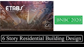 Six Story Residential Building Design in Etabs | Part 1