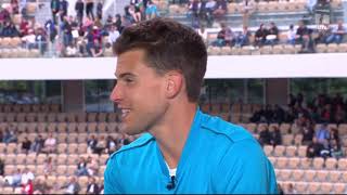 Dominic Thiem: 2019 Roland Garros Second Round Win Tennis Channel Interview