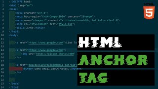 HTML Hyperlinks And Anchor Tag Explained | Intro To HTML