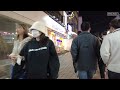 늦가을 2022 홍대 불금 길거리 walk on hongdae street in seoul 【4k】