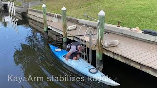 Kayak Launch from a High Dock