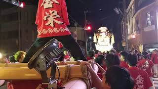 【HD高画質】 令和元年 金栄太鼓台 4  新居浜夏祭り 新居浜太鼓祭り 2019‎年‎8‎月‎3日