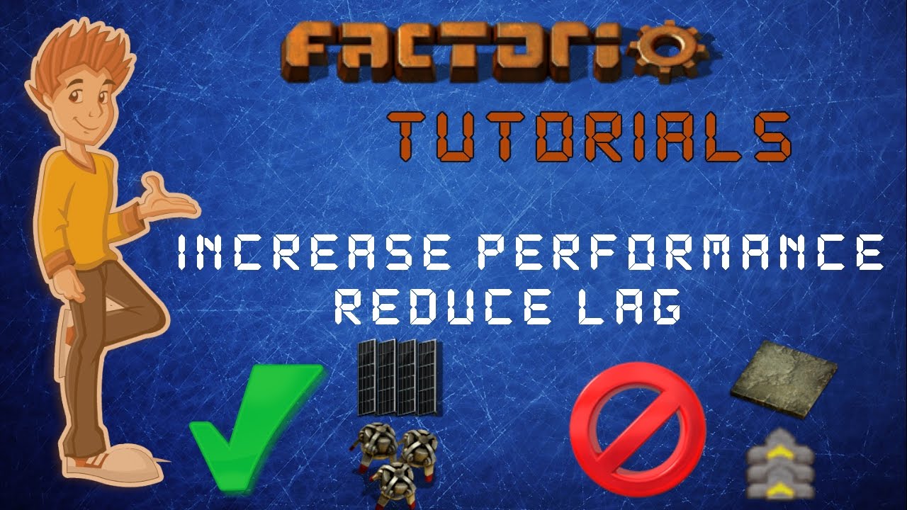 5 Ways To Increase Performance & Reduce Lag - Factorio Tutorial - YouTube