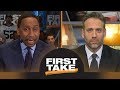 Stephen A. and Max sound off on Falcons owner for problem with Patriots' rings | First Take | ESPN