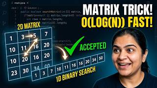 Java Leet code 74. Search a 2D Matrix Java Solution