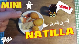 Miniature cooking colombian natilla recipe christmas tradition 食用ミニチュア食品