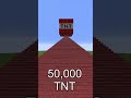 1 TNT Mod = 50,000 TNT Minecraft #shorts