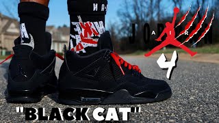 EARLY LOOK!! JORDAN 4 BLACK CAT \