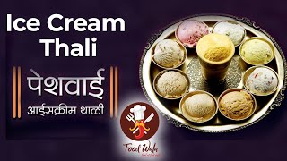 Ice Cream Thali At Kiga Ice Cream - Pune Food - Food Wala