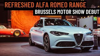 Alfa Romeo Giulia, Stelvio and Tonale PHEV First Public Debut At Brussels Motor Show 2023