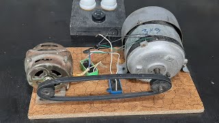 Free Energy Generator 1Hp Motor With 3KW and Washing Motor Alternator Free Electricity Generator 230