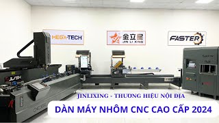 Dàn máy nhôm cnc cao cấp 2024 || máy cắt nhôm nội địa Trung Quốc